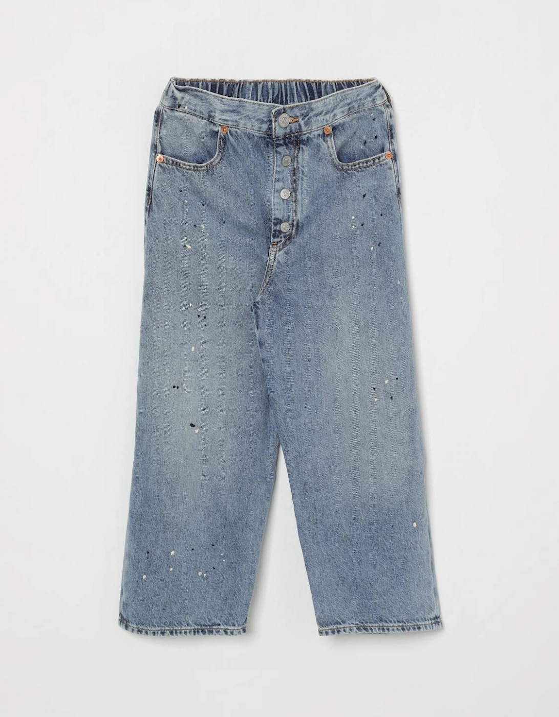 Wide Leg Paint Splatter Jeans, 4 of 3