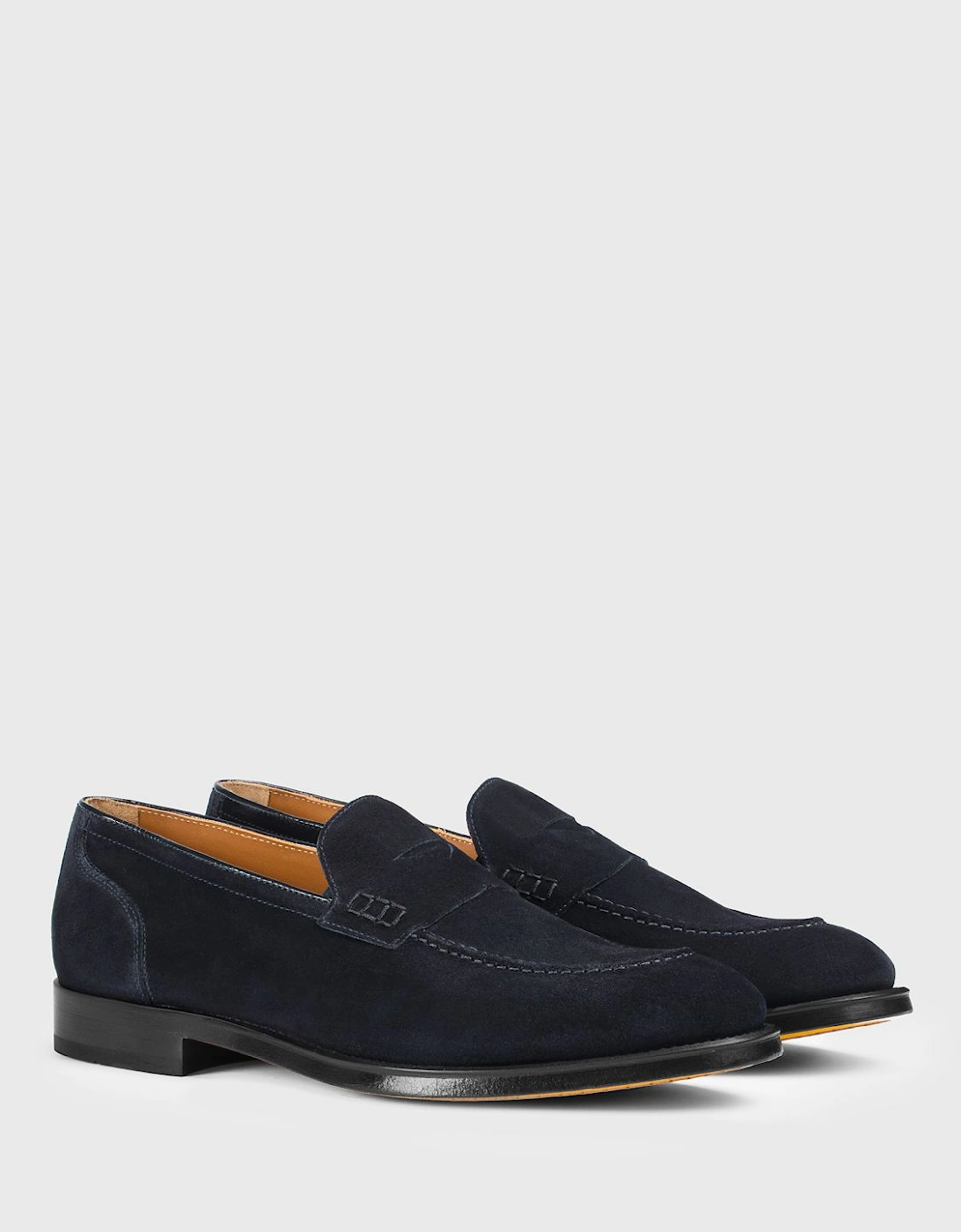 Penny Loafers Suede Leather Casual