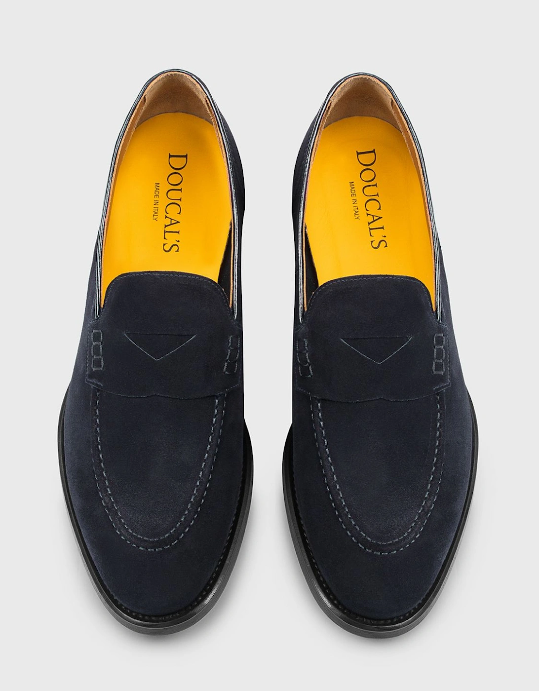 Penny Loafers Suede Leather Casual