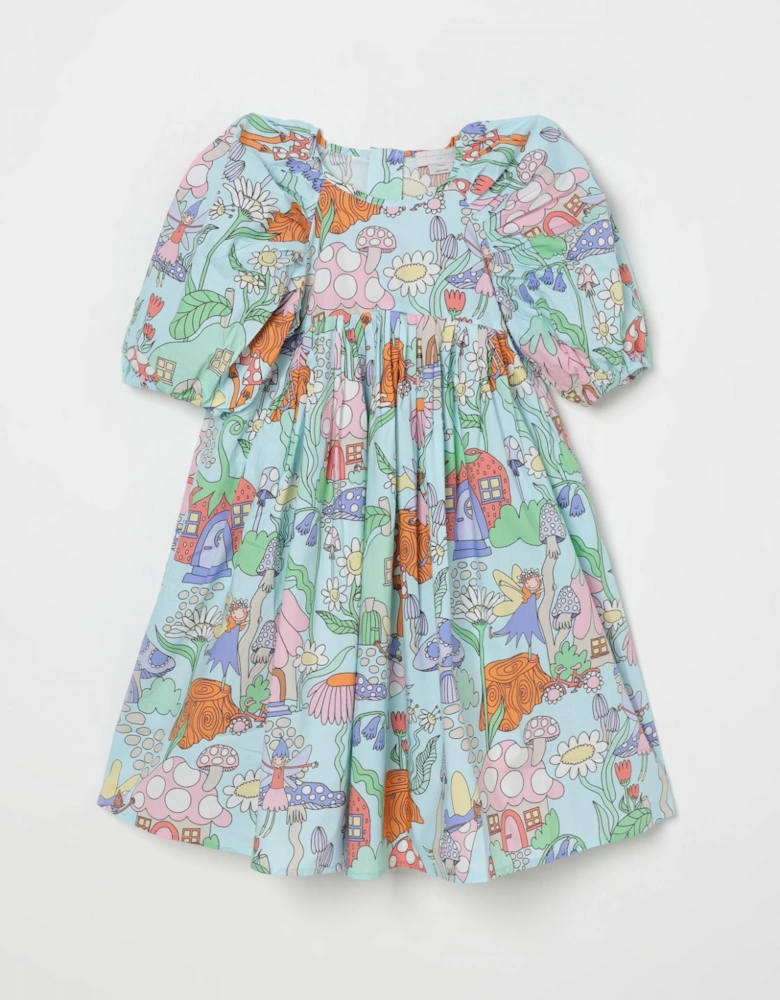 Fairy Garden Puff Sleeve Dress