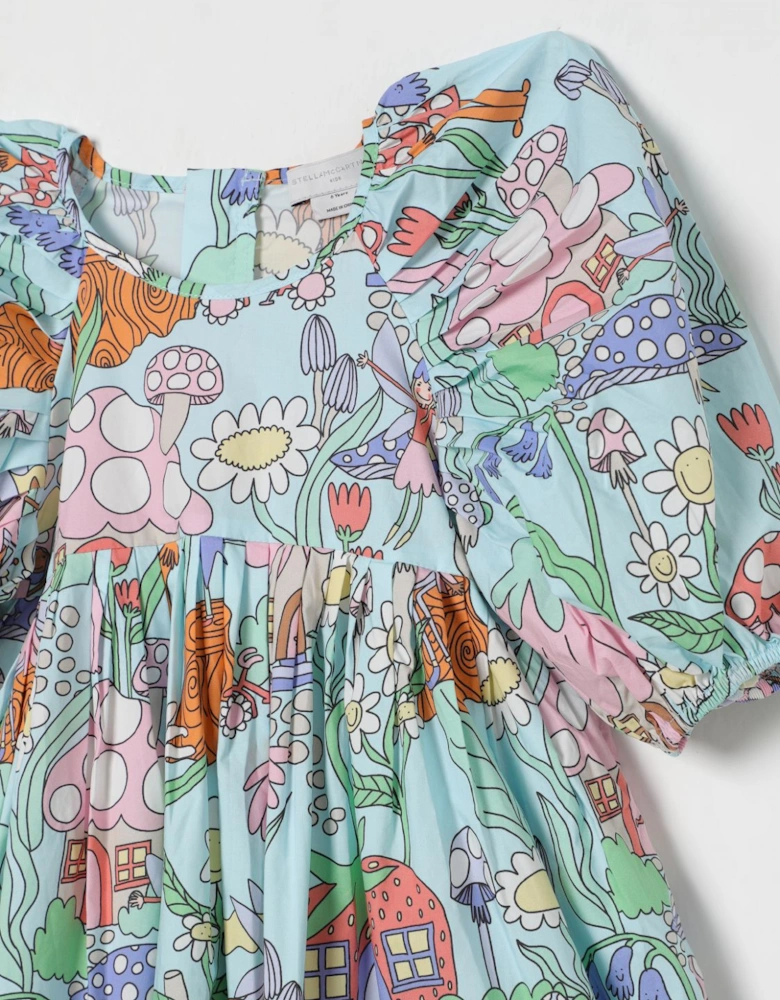 Fairy Garden Puff Sleeve Dress
