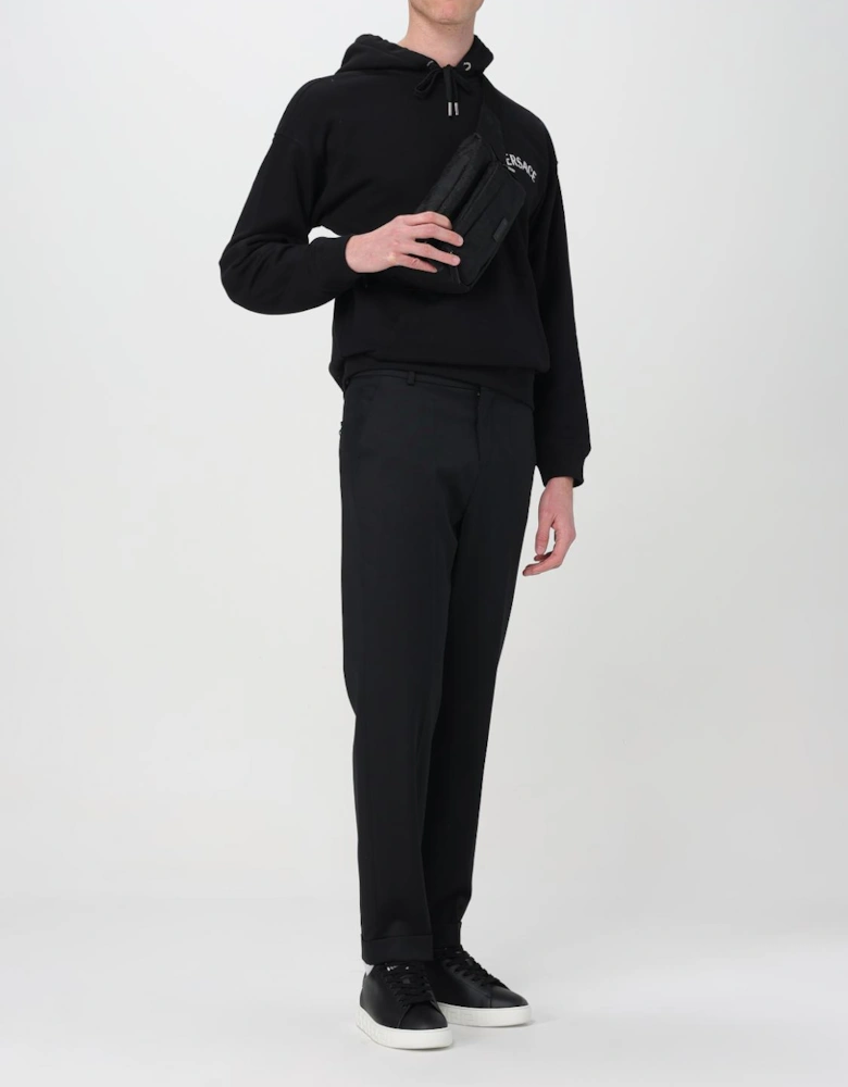 Curved Hemline Hoodie