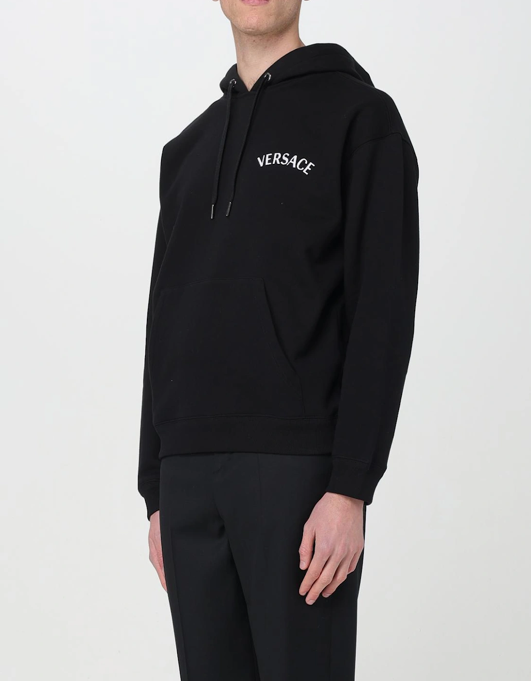 Curved Hemline Hoodie