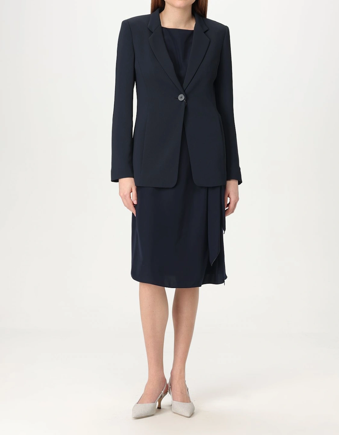 Structured Notch Lapel Blazer