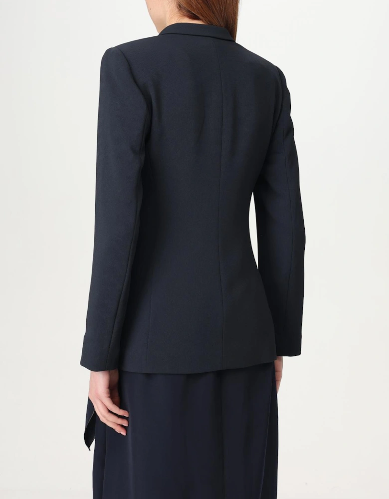 Structured Notch Lapel Blazer