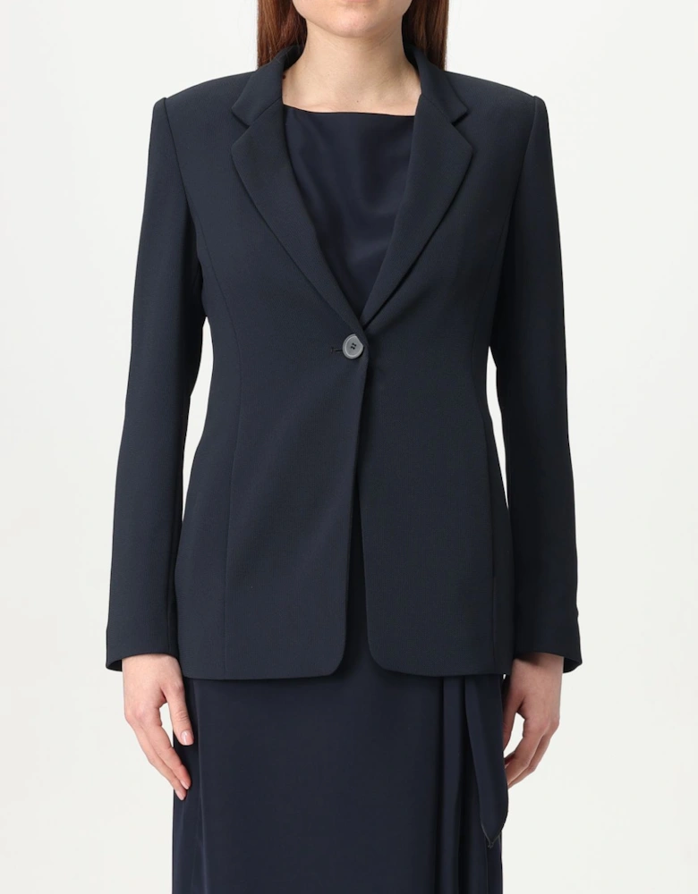 Structured Notch Lapel Blazer