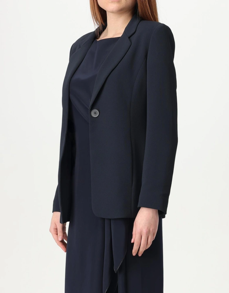 Structured Notch Lapel Blazer