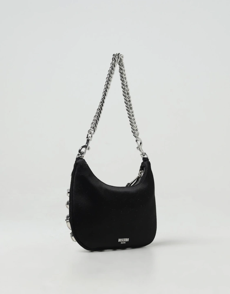 CrystalEmbellished Satin Clutch