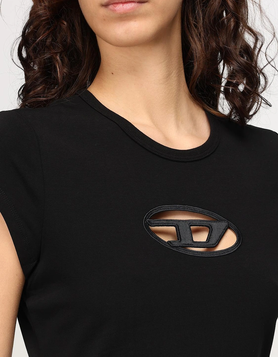 Cutout Detail Mini Dress