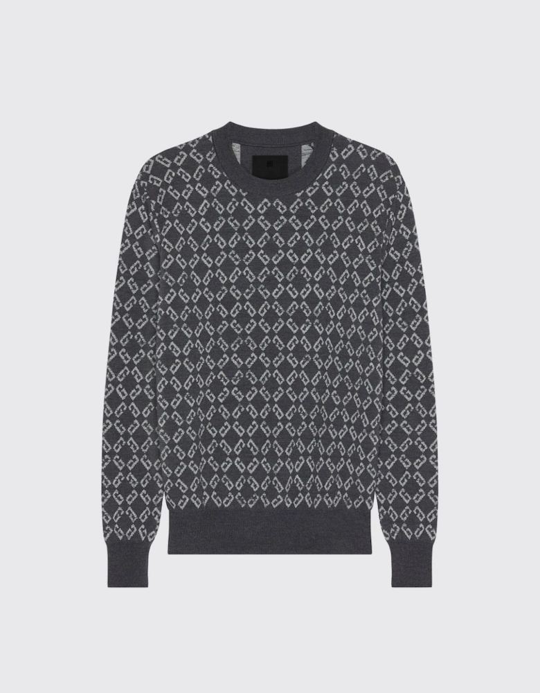 Pullover Sweater Intarsia Knit