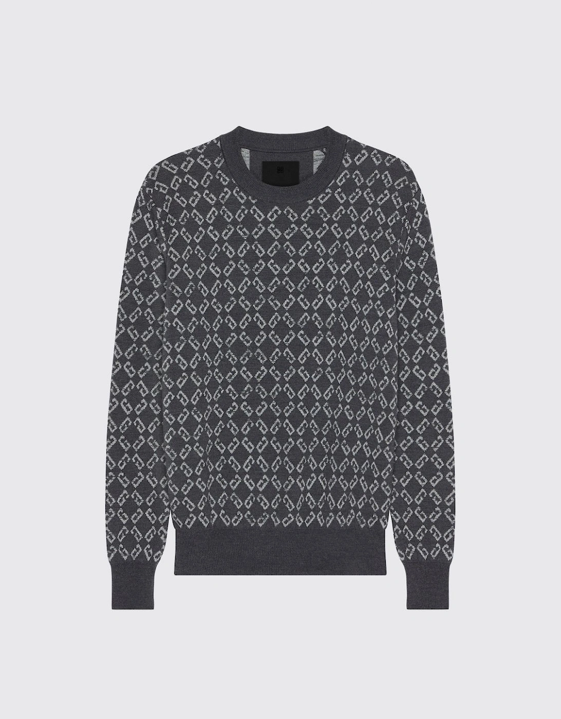 Pullover Sweater Intarsia Knit, 2 of 1