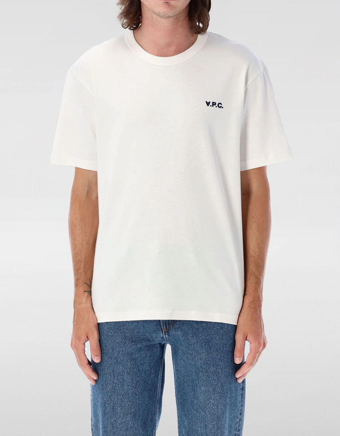 Classic Short Sleeve T-Shirt with Crew Neck and Straight Hem, 4 of 3
