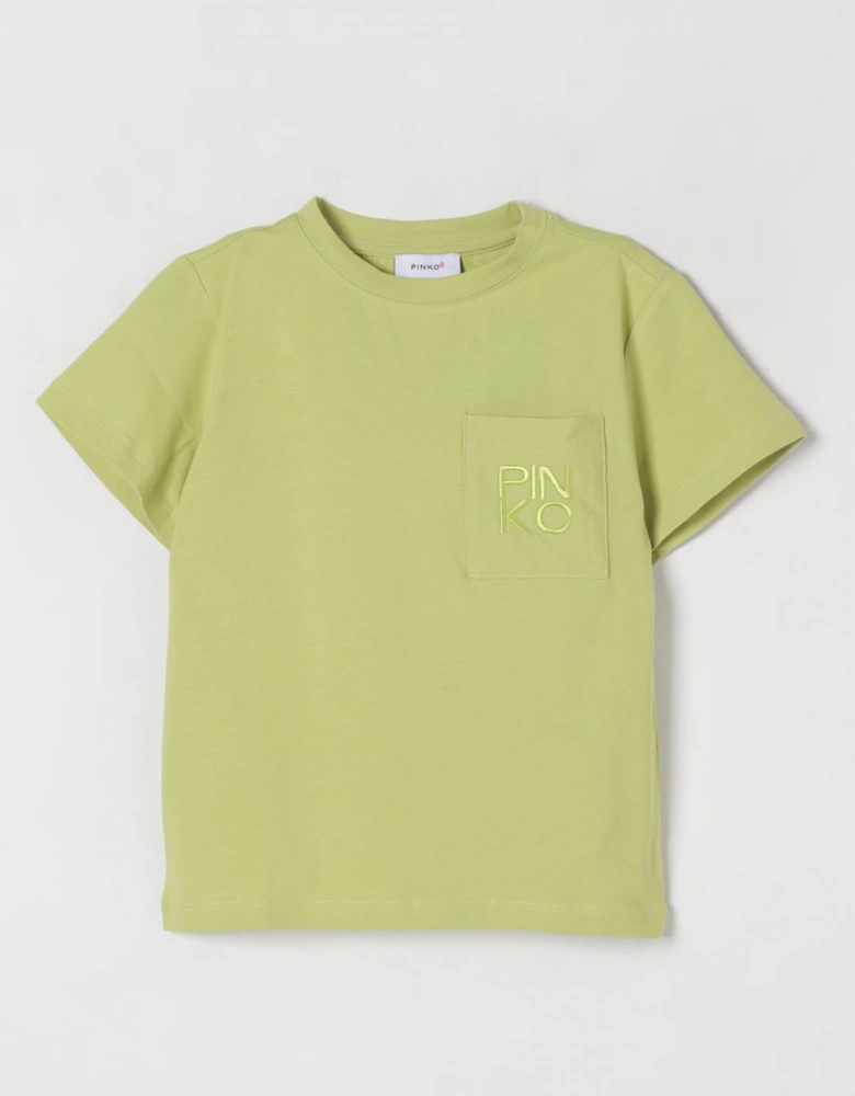 Kids Pocket Tee Embroidered Logo