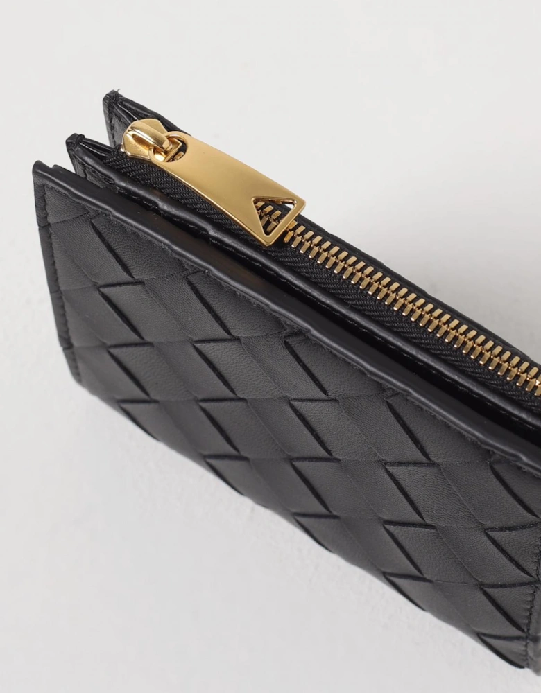 Intrecciato Zip Around Wallet