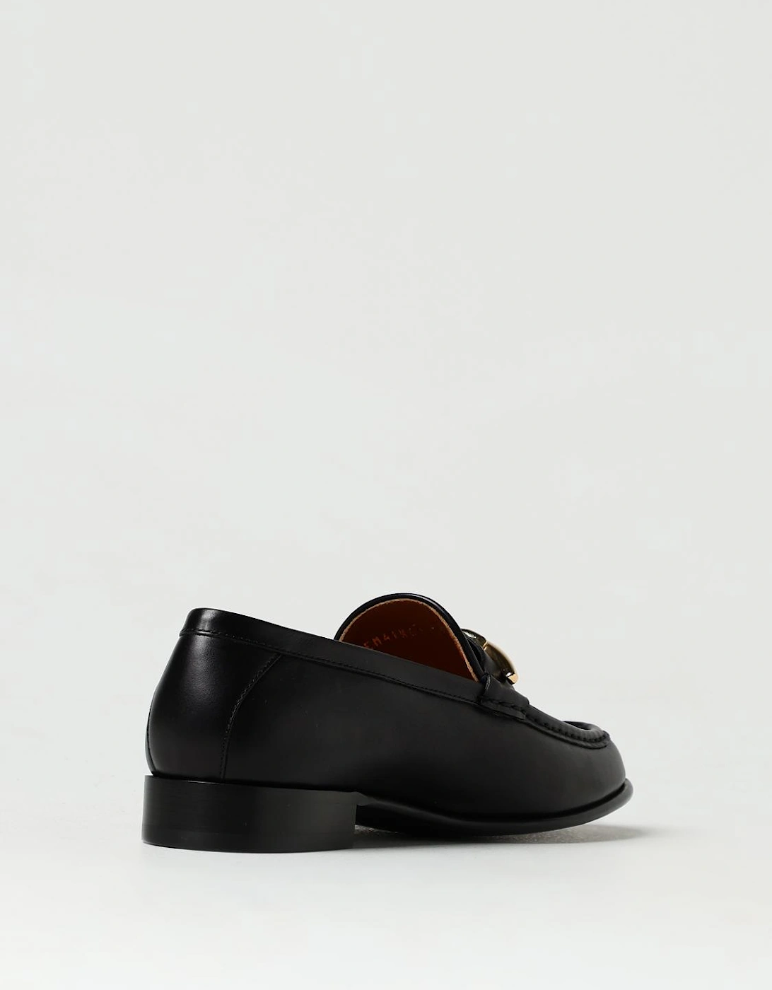 Rockstud Loafers Leather Buckle