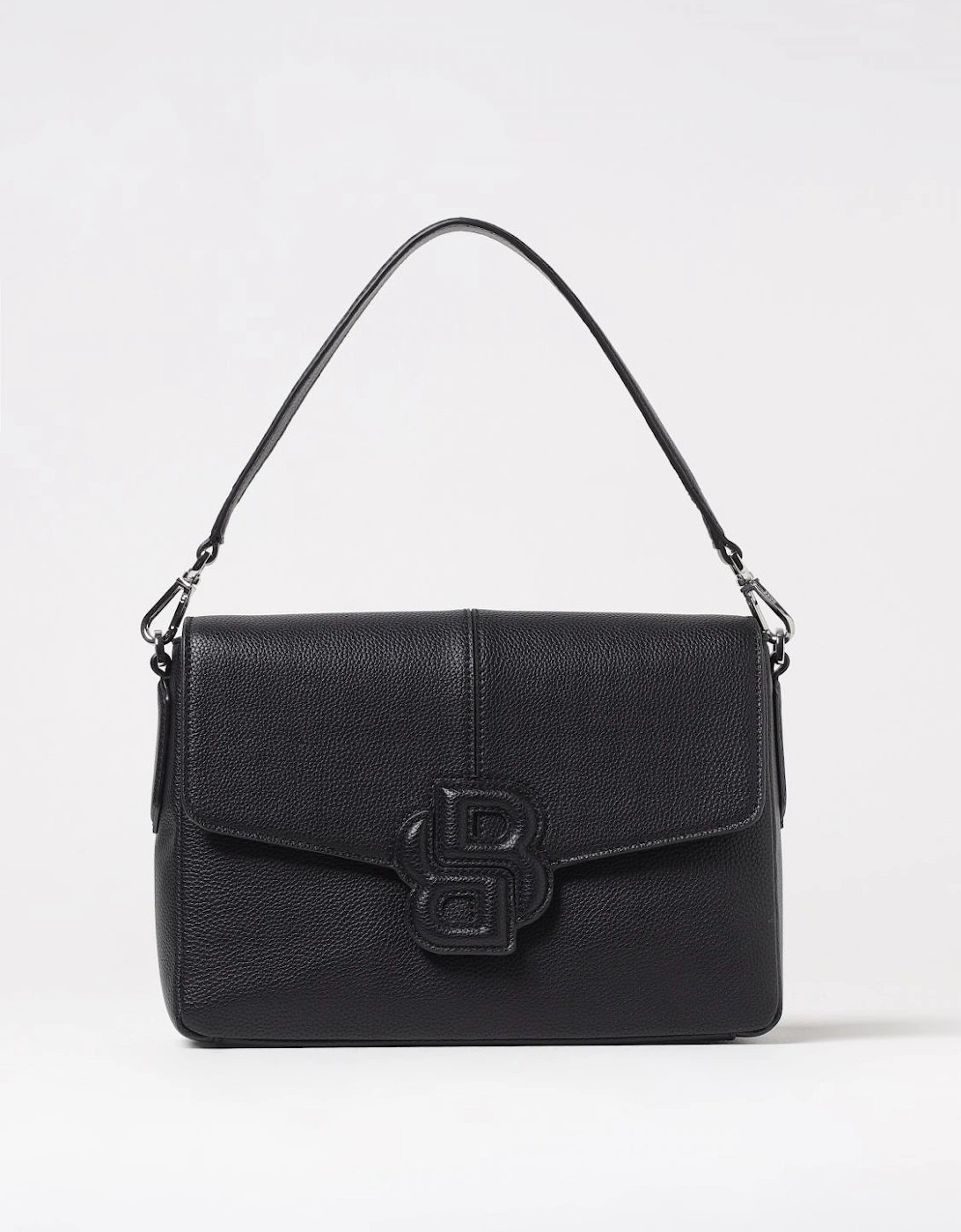Structured Leather Shoulder Bag, 4 of 3