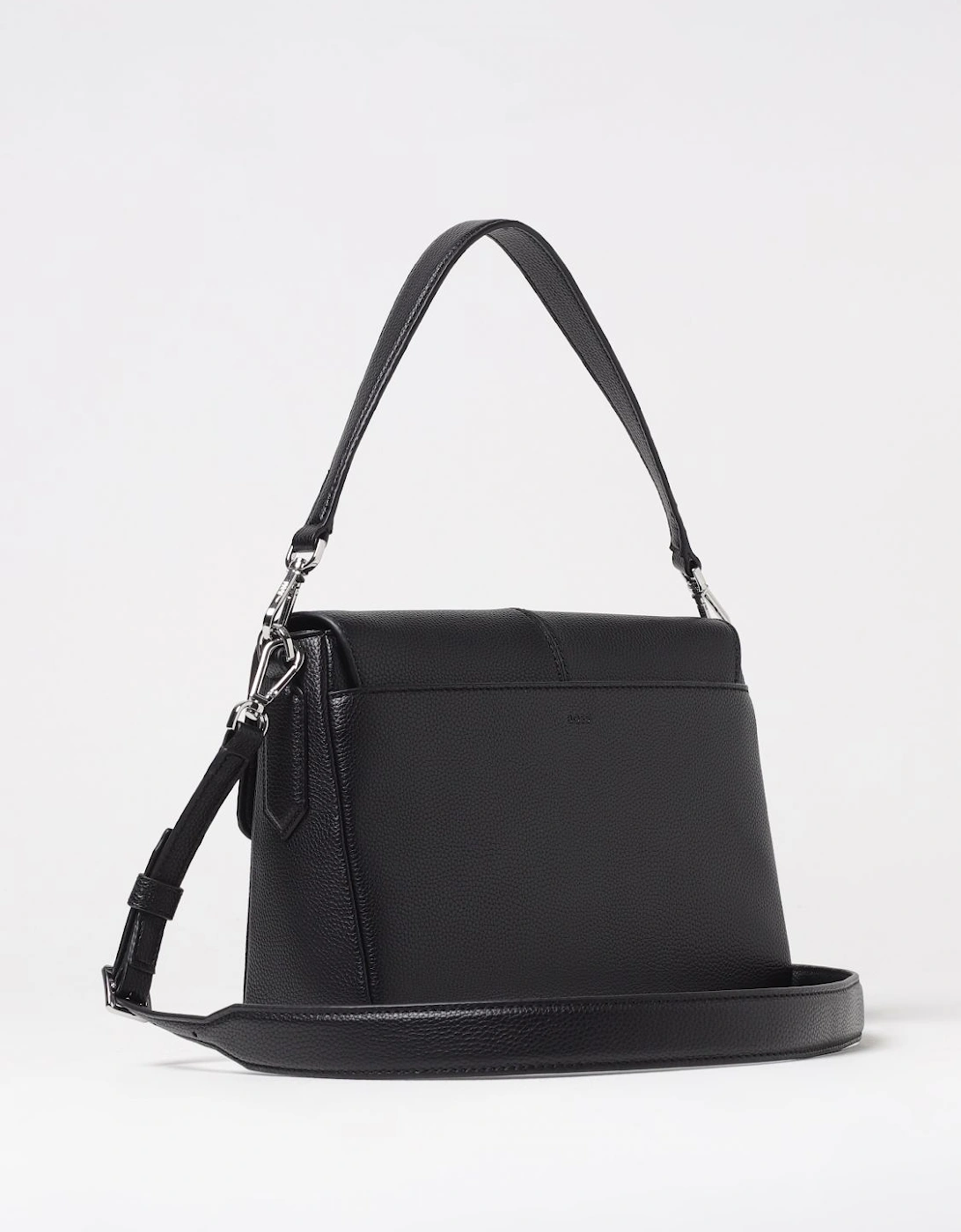 Structured Leather Shoulder Bag