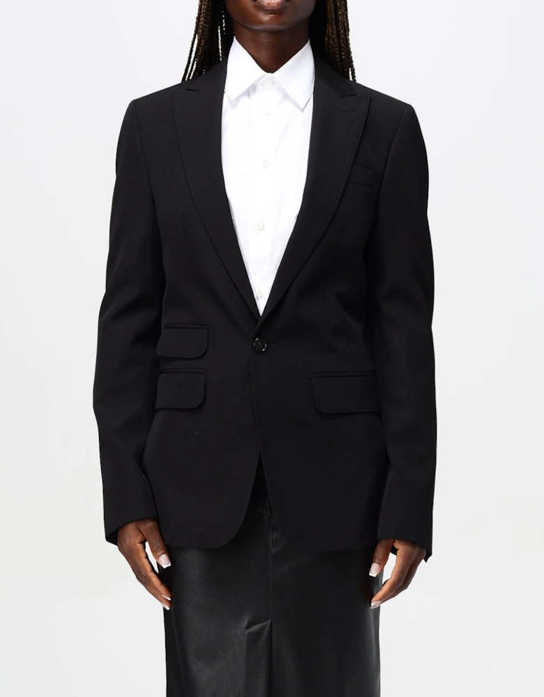 Classic Notch Lapel Blazer