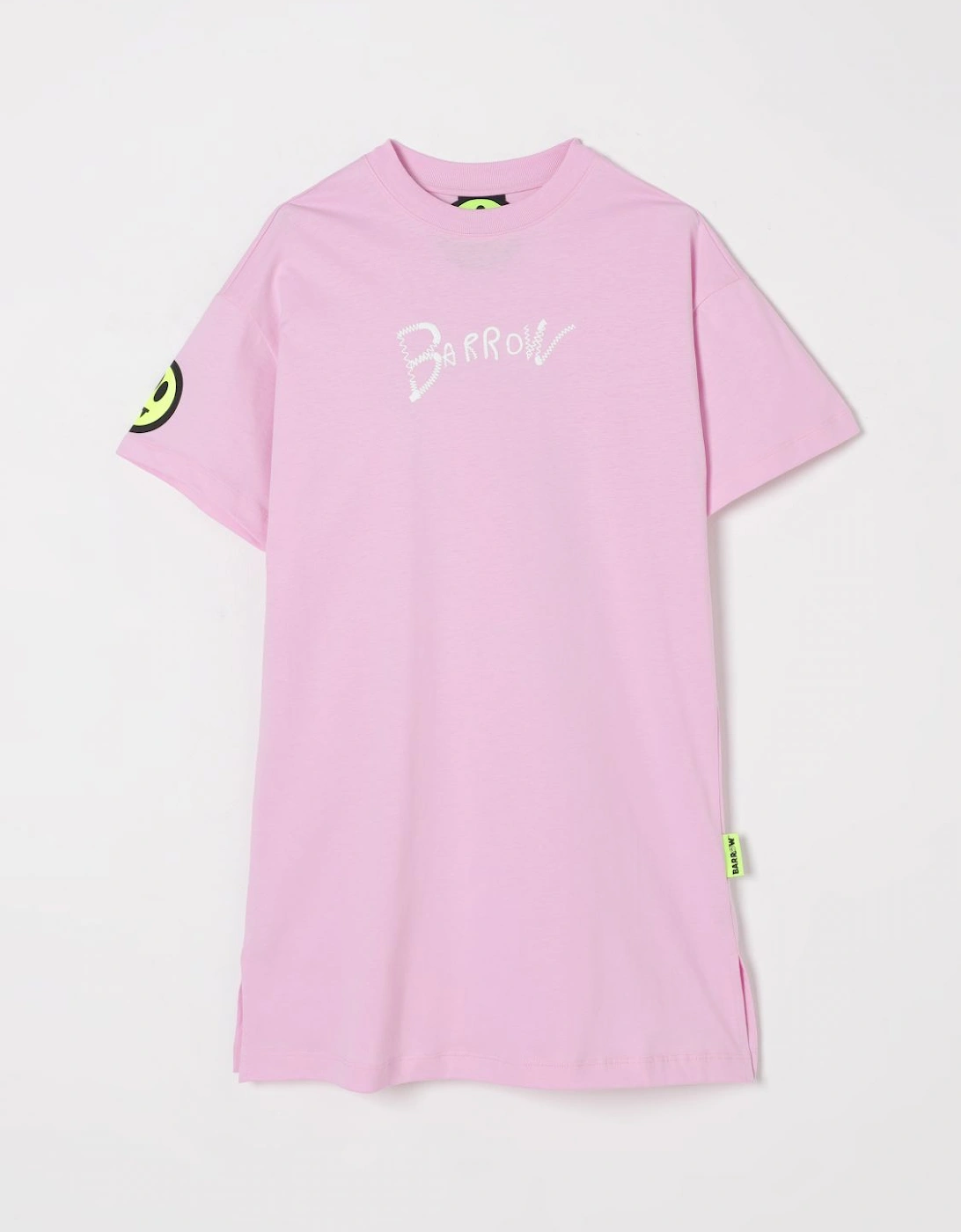 Kids TShirt Dress Smiley Sleeve, 4 of 3