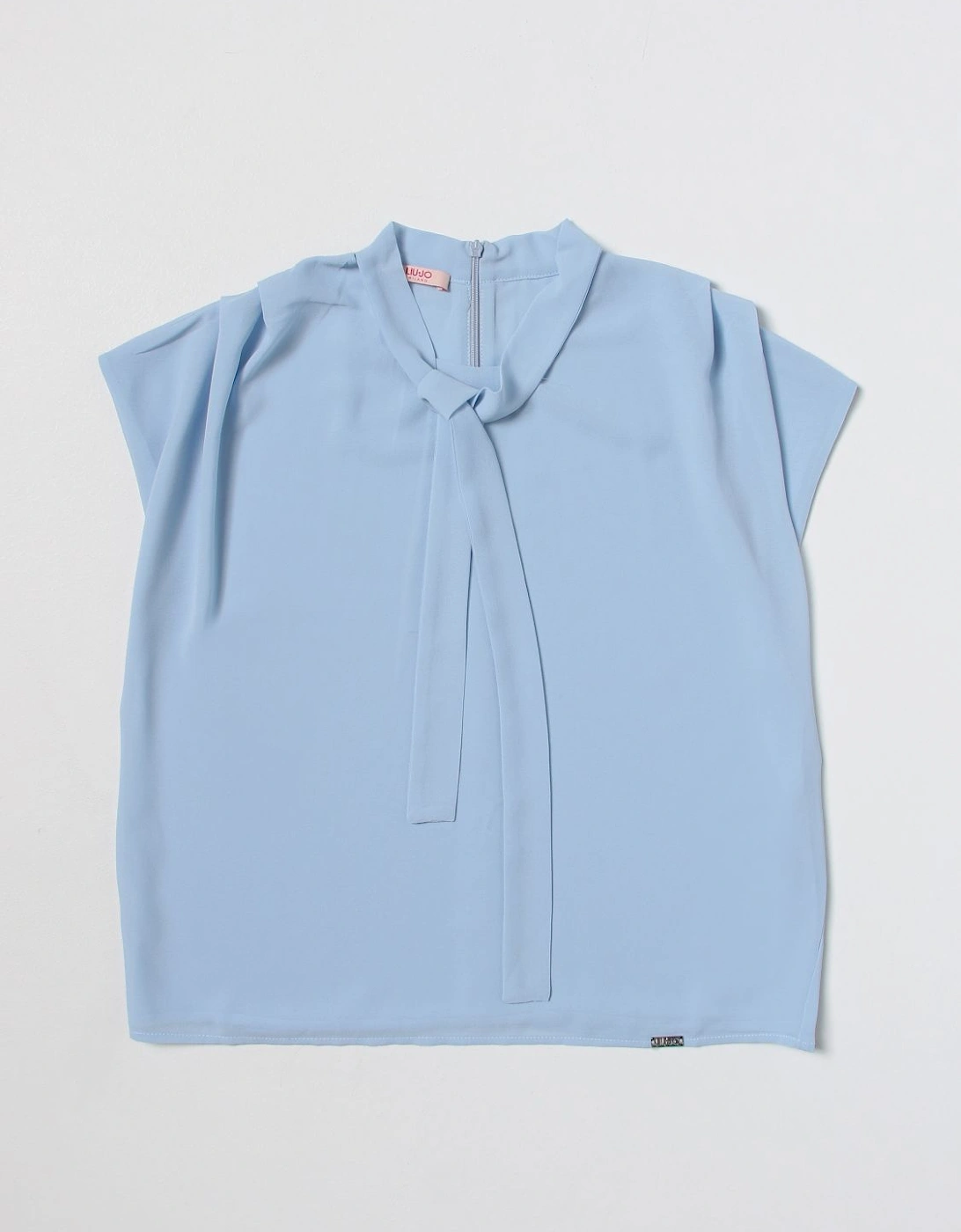 Bow Neck Blouse Short Sleeves, 3 of 2