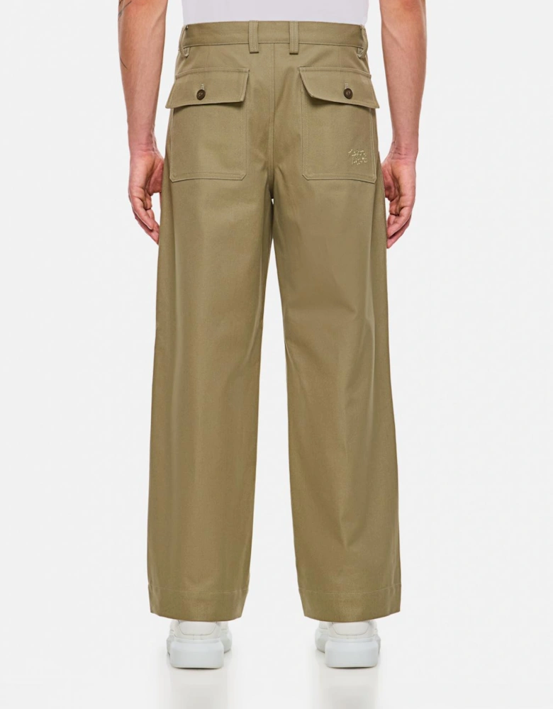 Relaxed Fit Cotton Pants