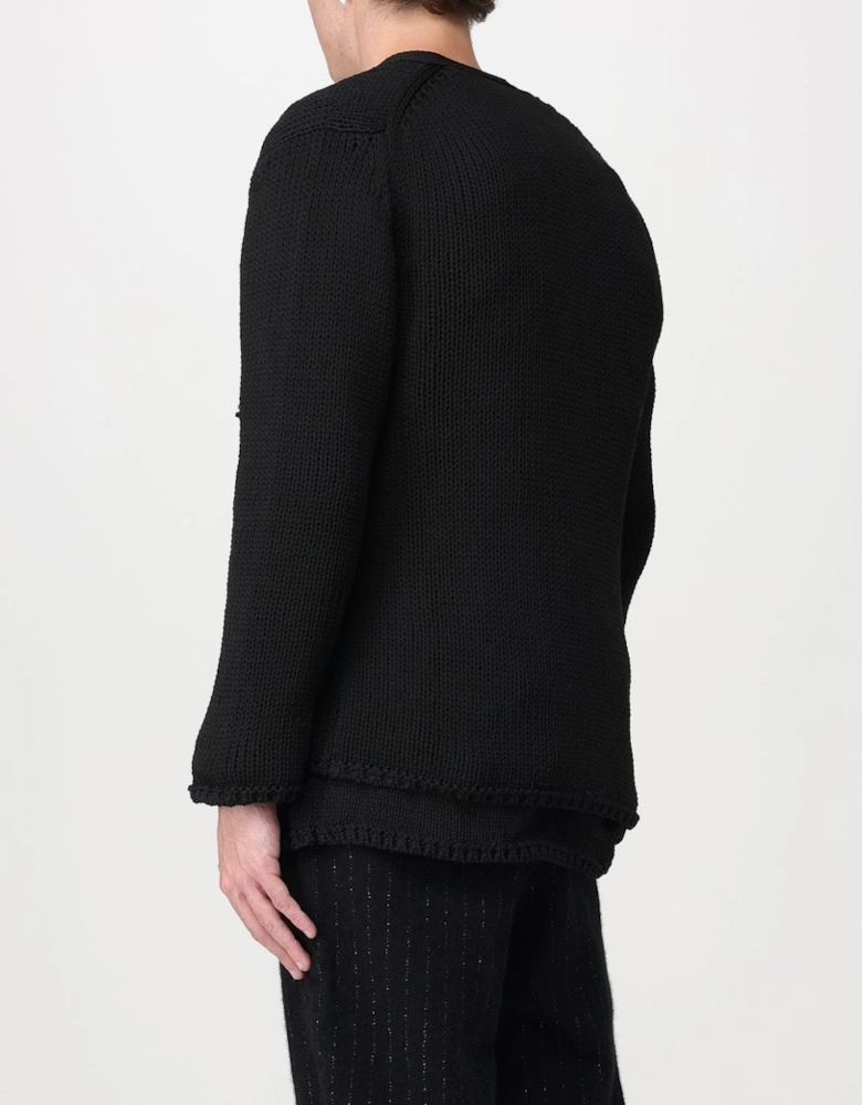 Knitted Cardigan Braided Detail