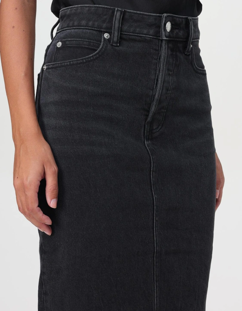 Midi Denim Skirt
