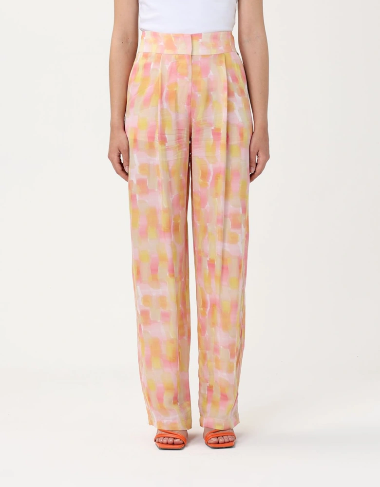 Tailored Coral Pants with Sleek Design