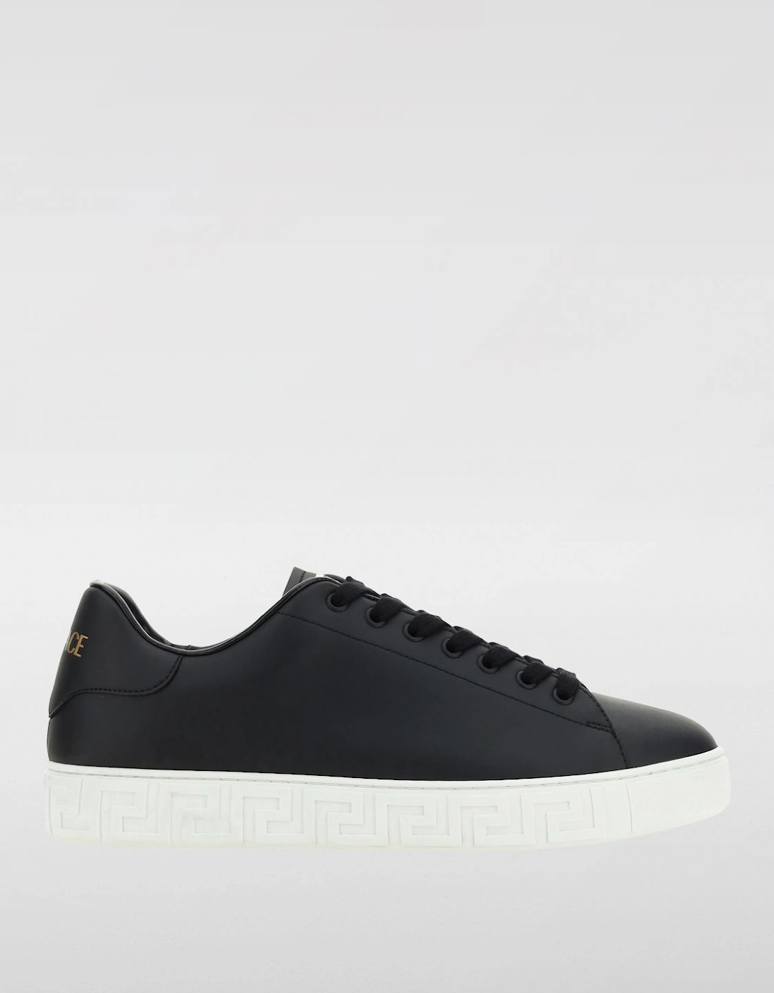 Greca Leather Sneakers