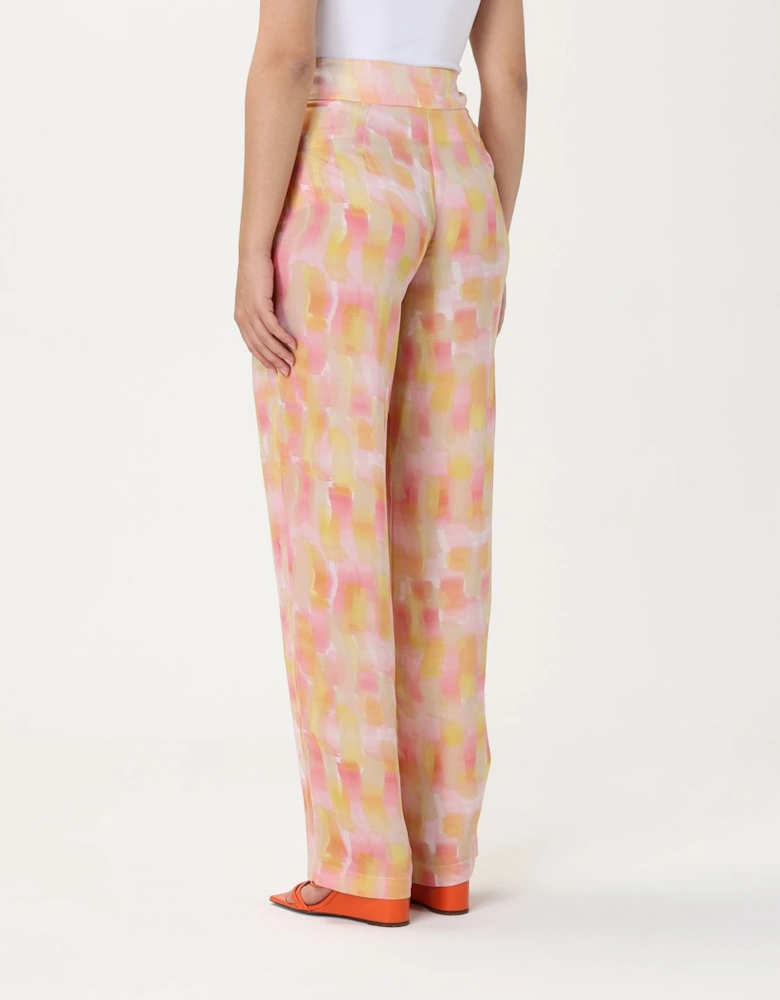 Tailored Coral Pants with Sleek Design