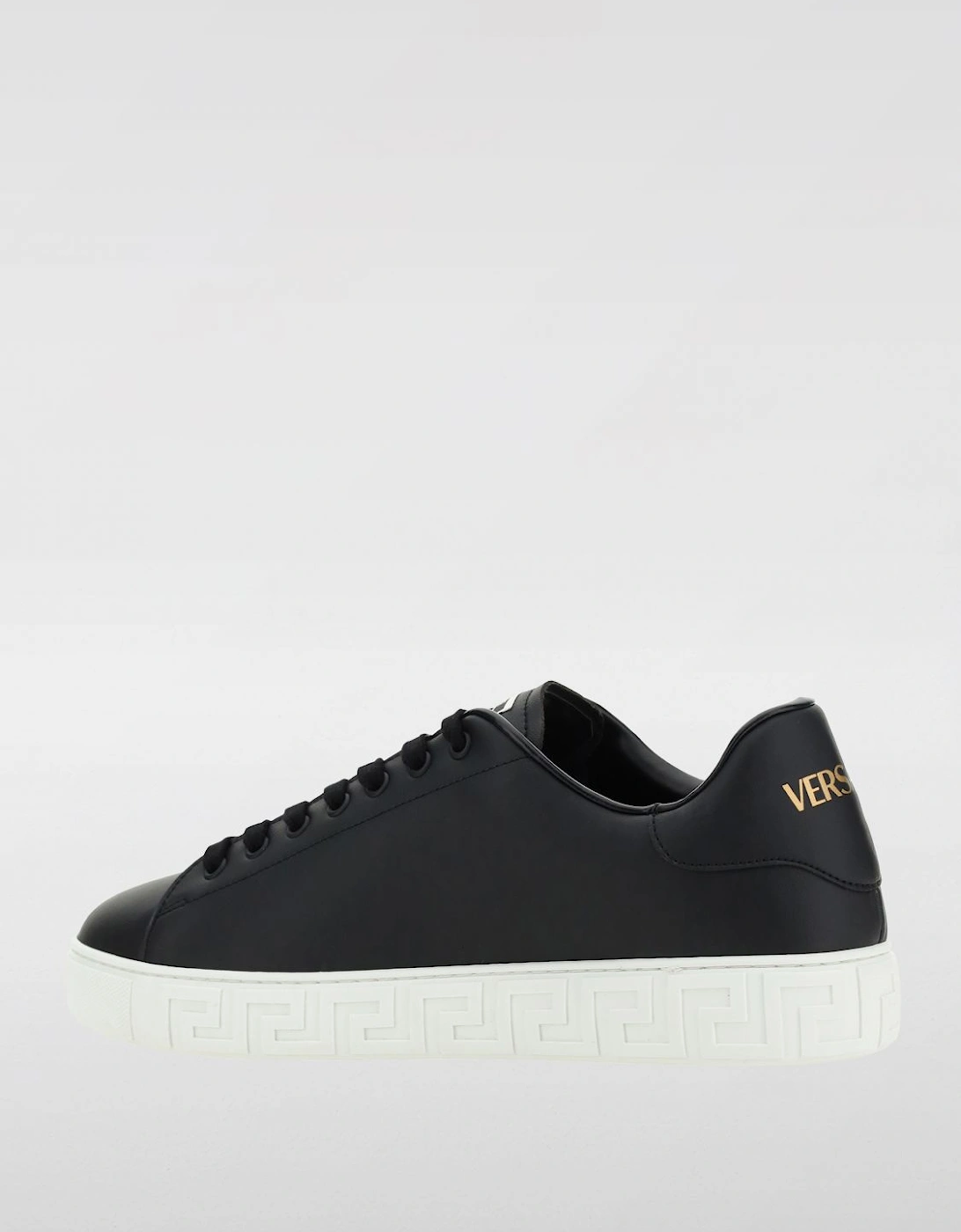 Greca Leather Sneakers