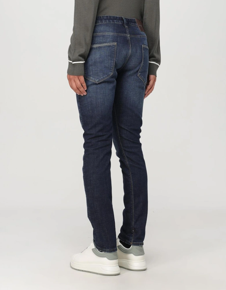 Slim Fit Distressed Jeans