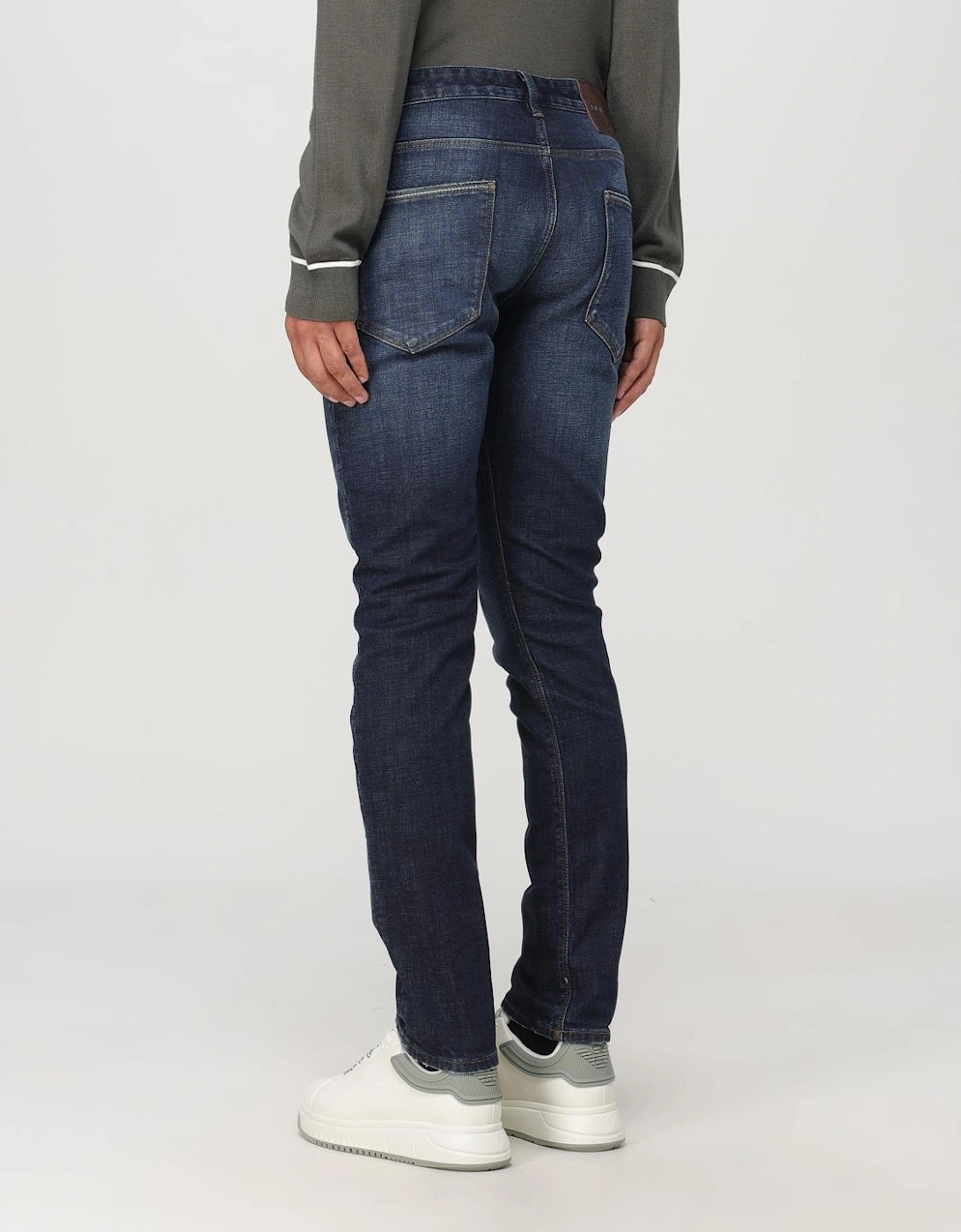 Slim Fit Distressed Jeans