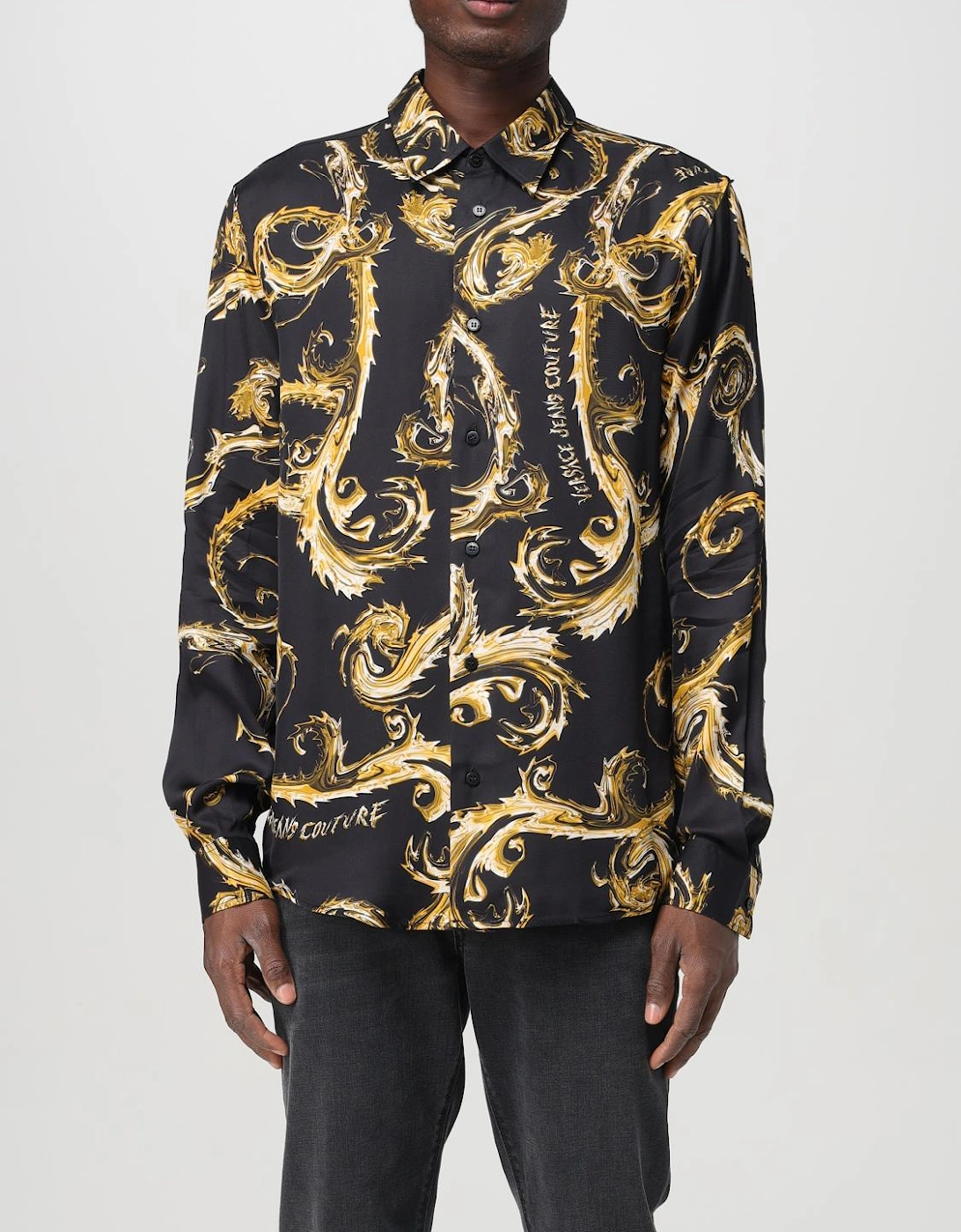 Silk Shirt Baroque Print, 4 of 3
