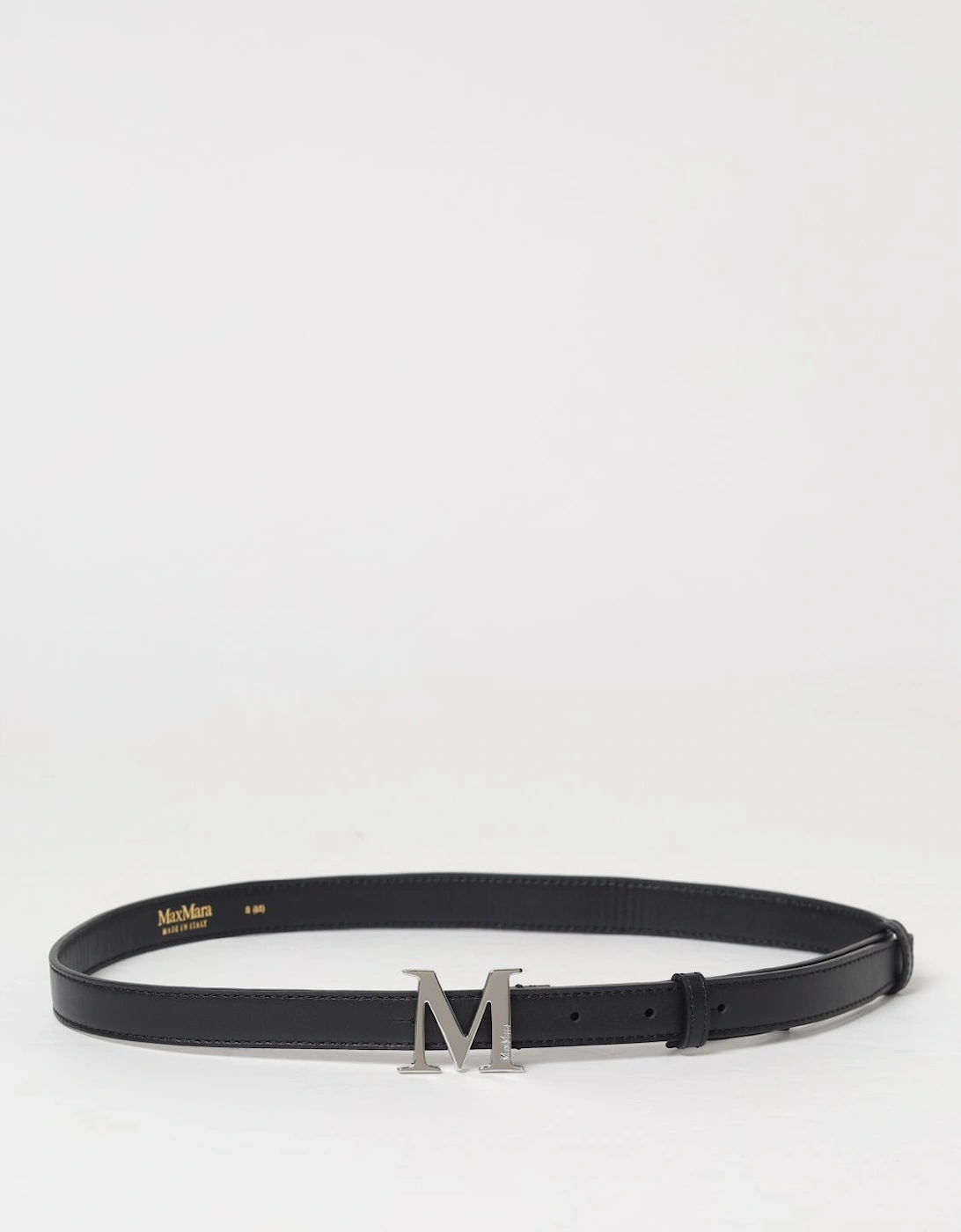 Leather Belt with M Buckle, 4 of 3