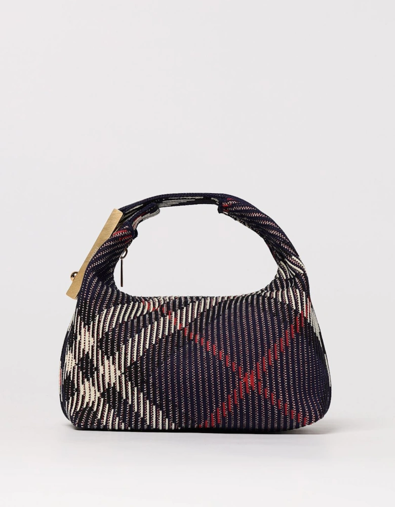 Woven Plaid Shoulder Bag