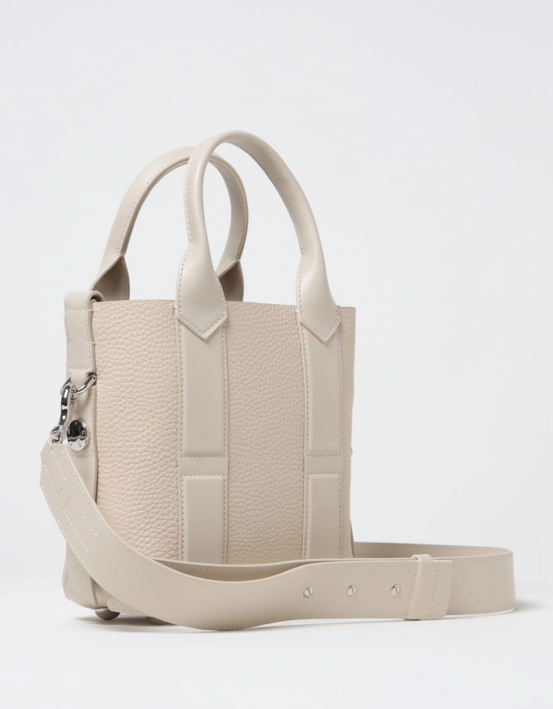 Small Leather Tote Handbag