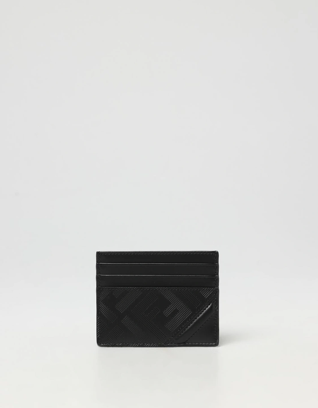 Leather Card Holder Embossed Pattern