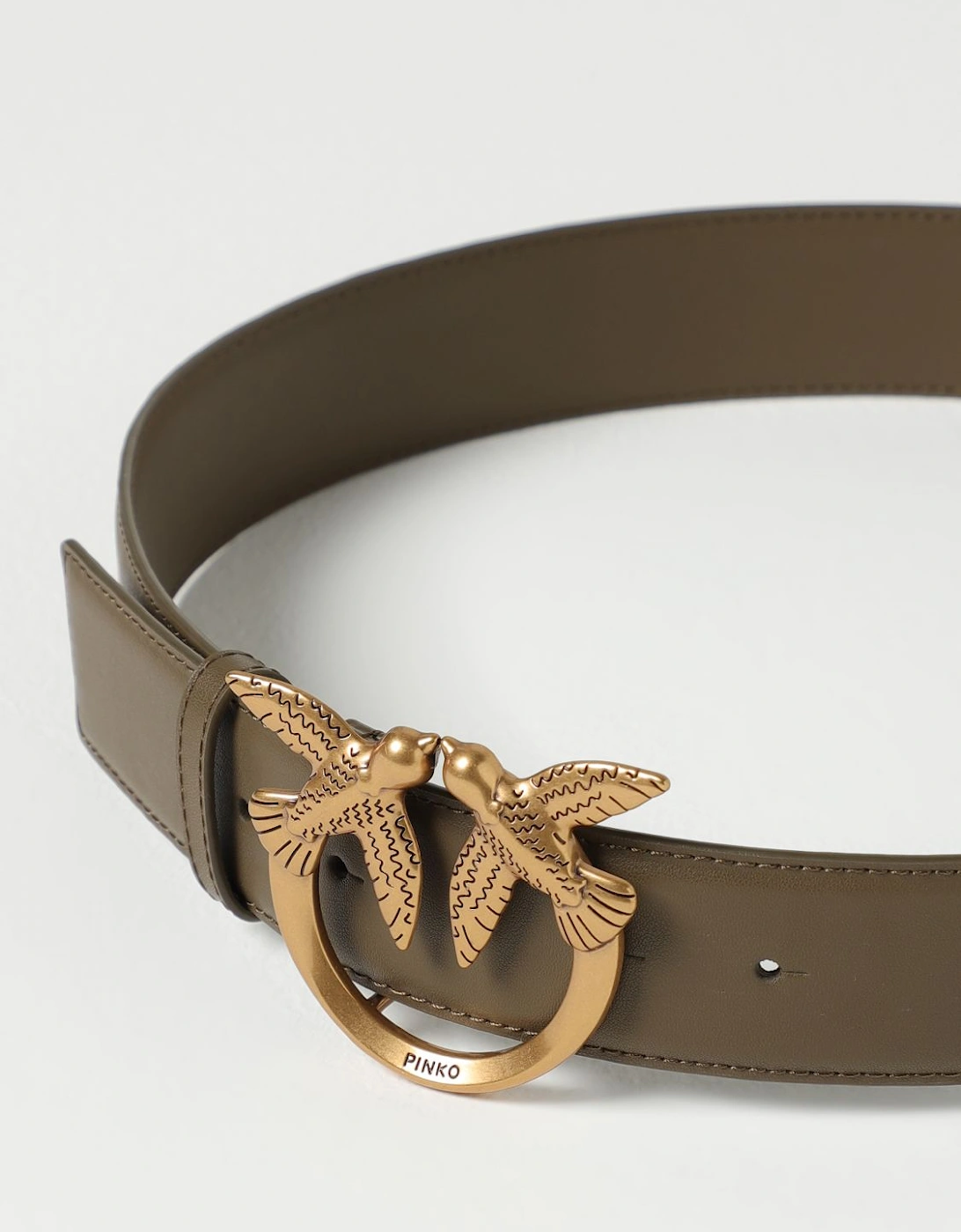 Love Birds Leather Belt