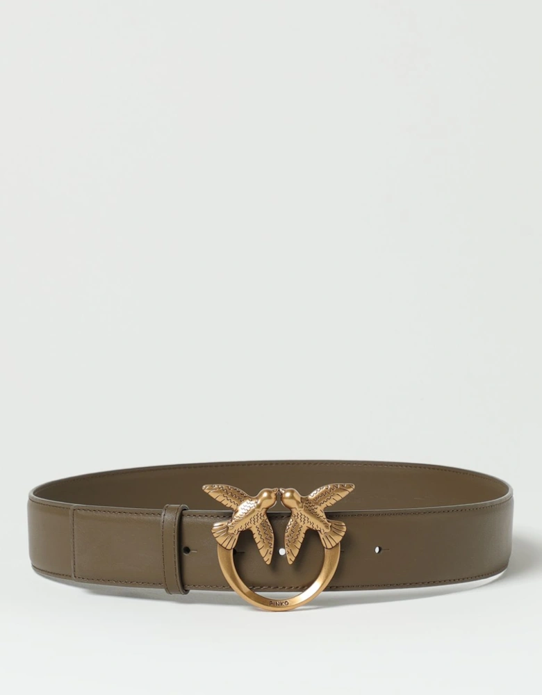 Love Birds Leather Belt