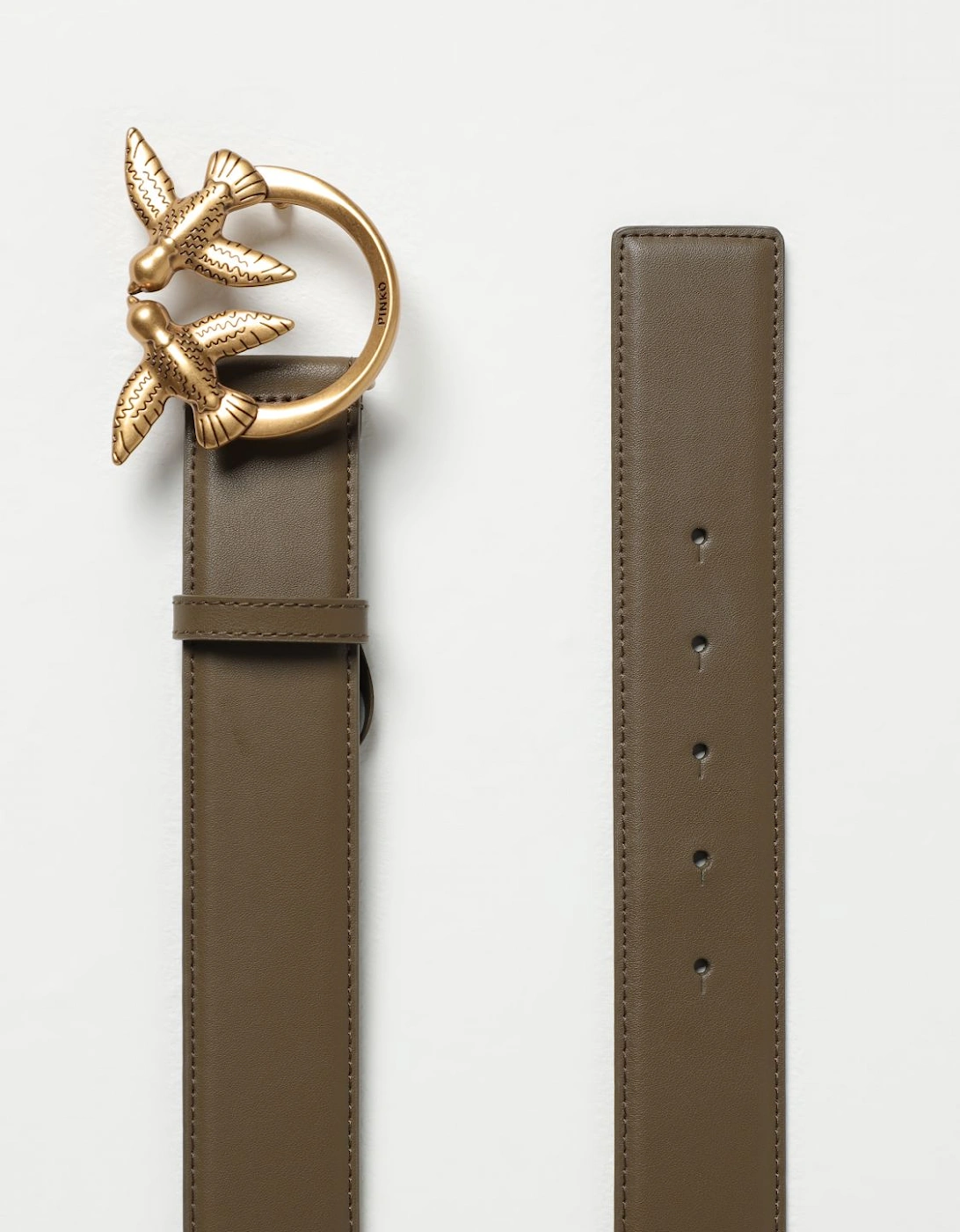 Love Birds Leather Belt