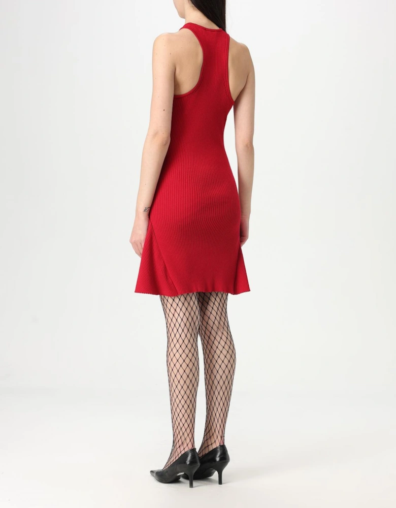 Ribbed Knit Mini Dress