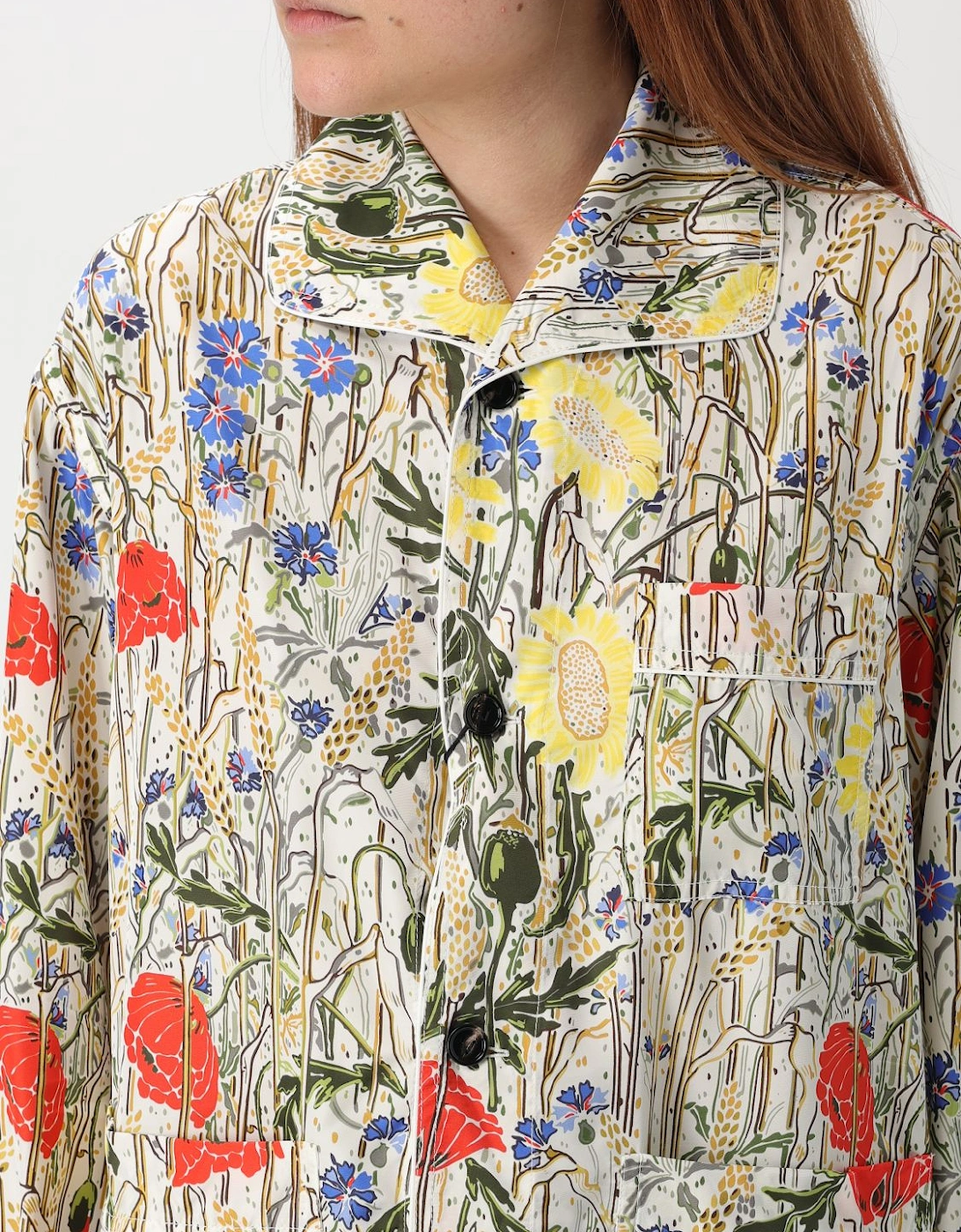 Floral Silk Pajama Set