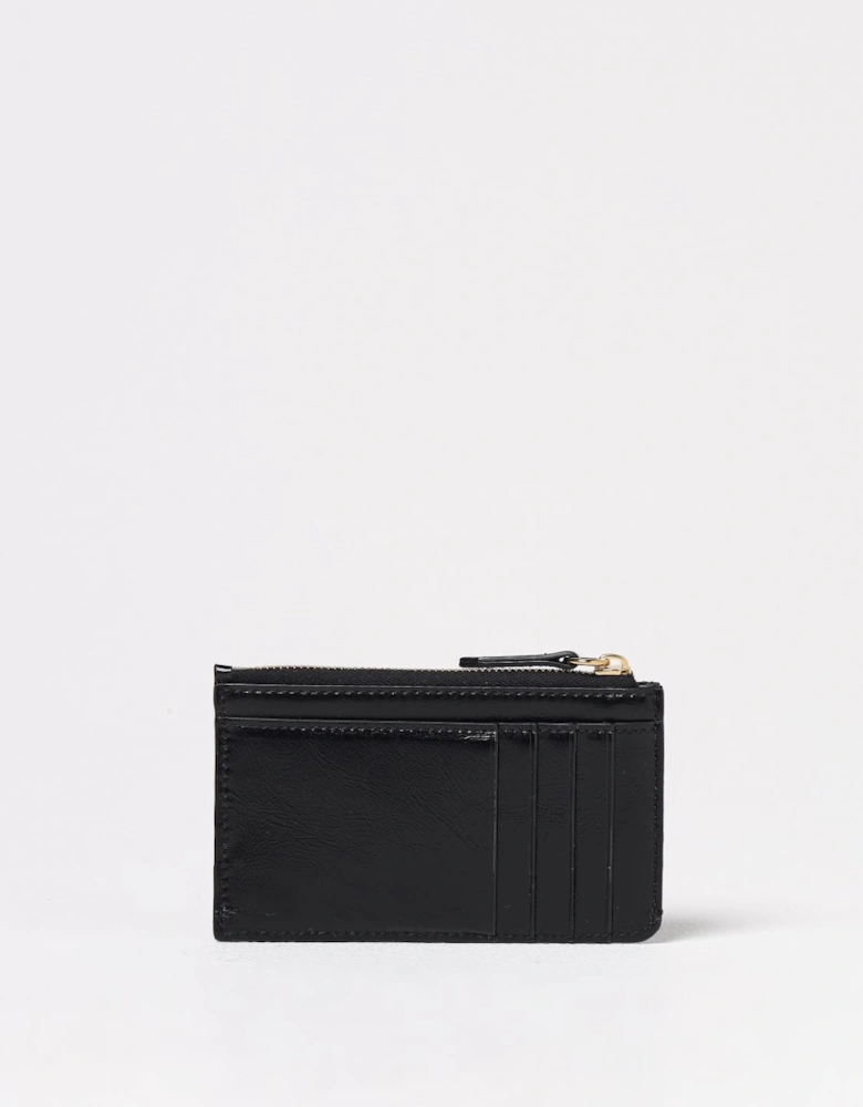 Zip Card Holder Leather Wallet
