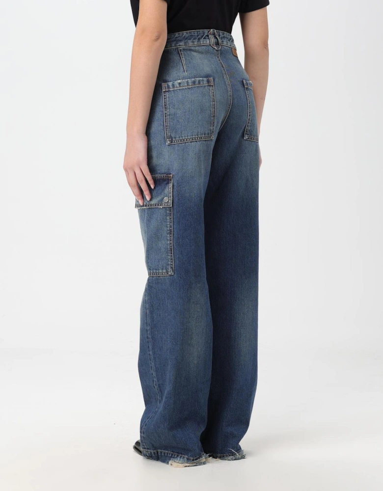 Wide Leg Cargo Jeans