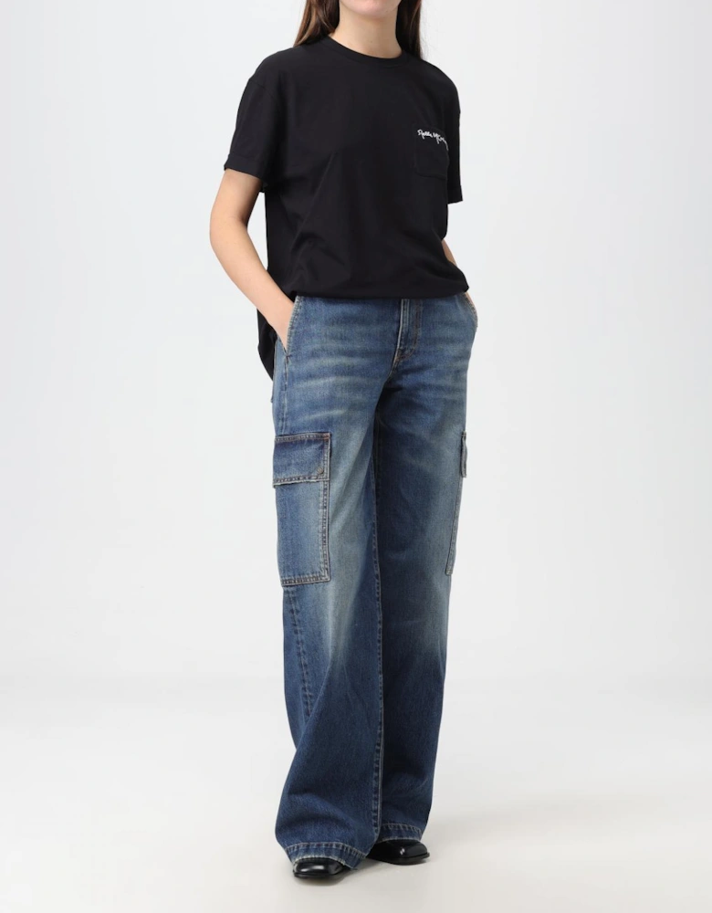 Wide Leg Cargo Jeans