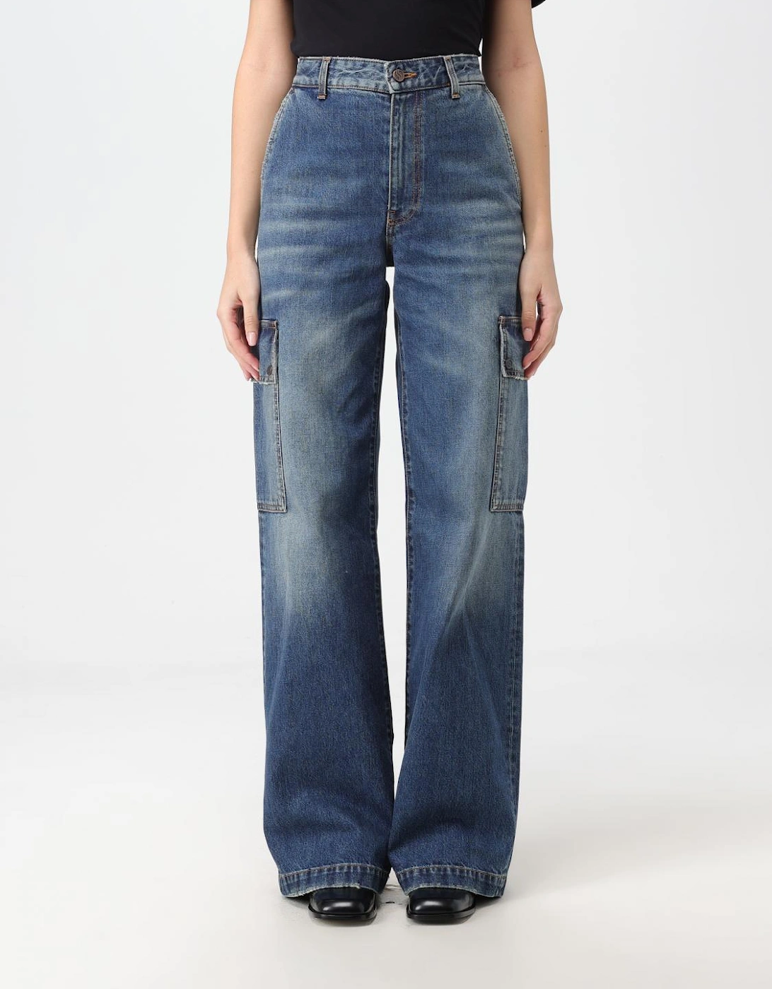 Wide Leg Cargo Jeans, 6 of 5
