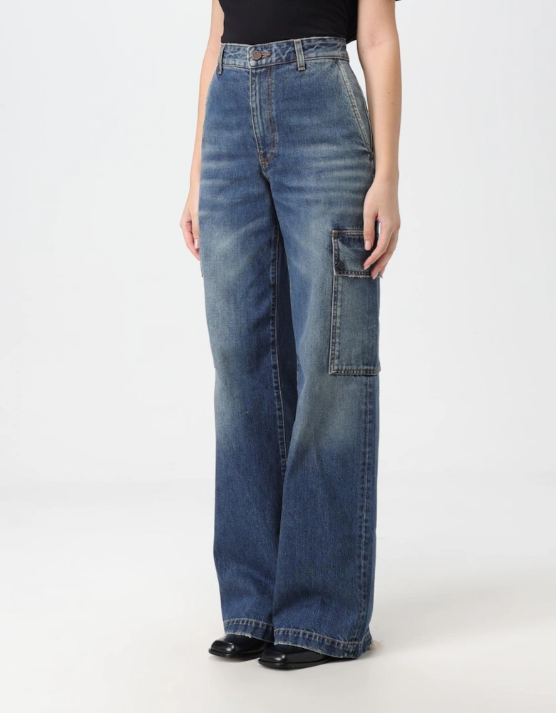 Wide Leg Cargo Jeans