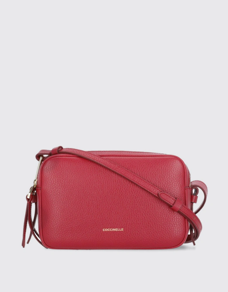 Pebbled Leather Crossbody Bag