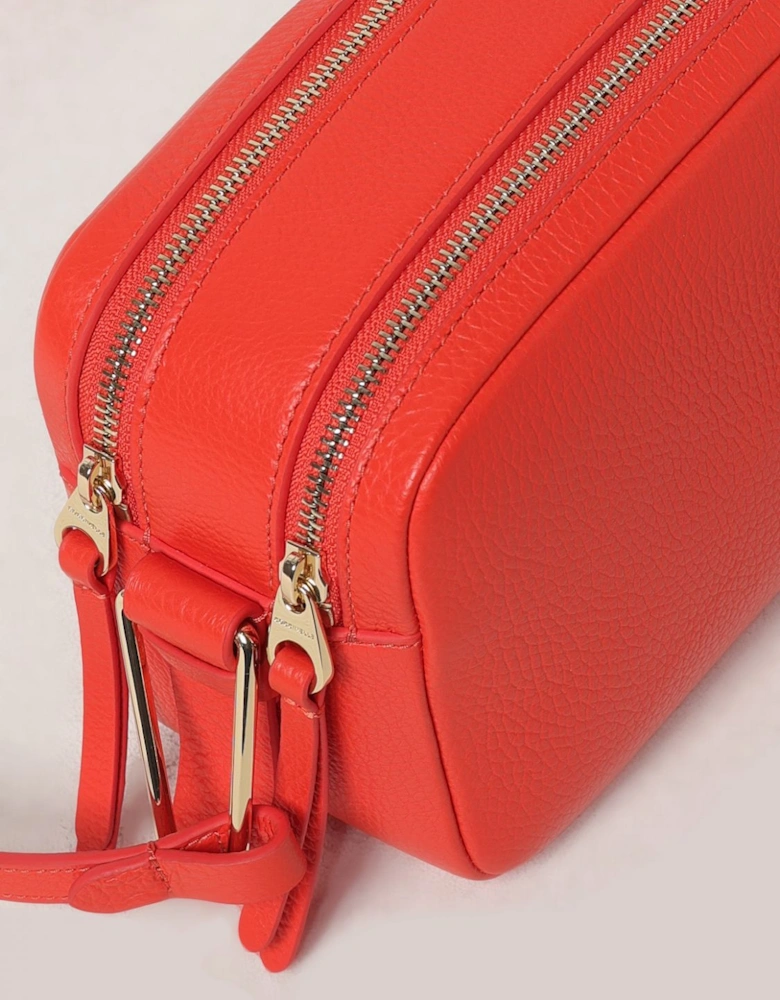 Pebbled Leather Crossbody Bag